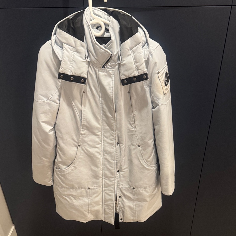 Moose Knuckles Light ice blue Ski Jacket